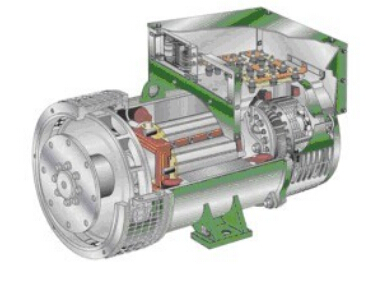 银海发电机内部结构图 银海发电机内部结构图
